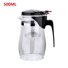 Load image into Gallery viewer, Heat Resistant Glass Teapot With Infuser Chinese Puer Kettle Coffee Glass Maker Convenient Office Tea Pot 500ml/750ml