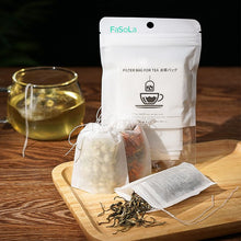 Load image into Gallery viewer, 100Pcs/Lot Teabags 5.5 x 7CM Empty Scented Tea Bag disposable With String Heal Seal Filter Paper for Herb Loose Tea Bolsas de te
