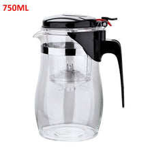 Load image into Gallery viewer, Heat Resistant Glass Teapot With Infuser Chinese Puer Kettle Coffee Glass Maker Convenient Office Tea Pot 500ml/750ml
