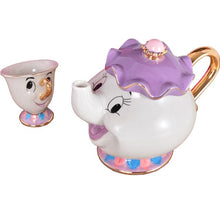Load image into Gallery viewer, Cartoon Beauty And The Beast Tea Set Mrs Potts Chip Cup Set Sugar Bowl Mug [ 1 Pot + 5 Cups ] Valentine's Day Gift
